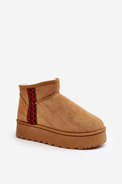 Dámské zimní boty na platformě s izolací Camel Lomessa