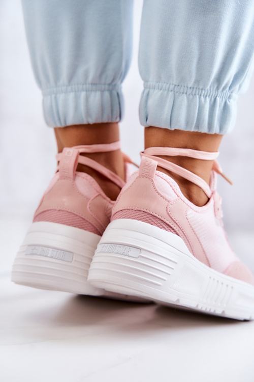 Módne tenisky športové topánky Veľká hviezda JJ274595 Pink