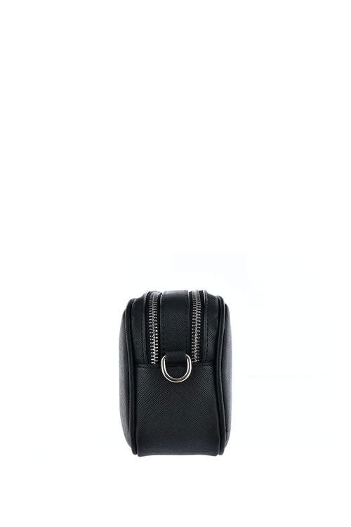 Veľká hviezda KK574079 Kožená kabelka čierna