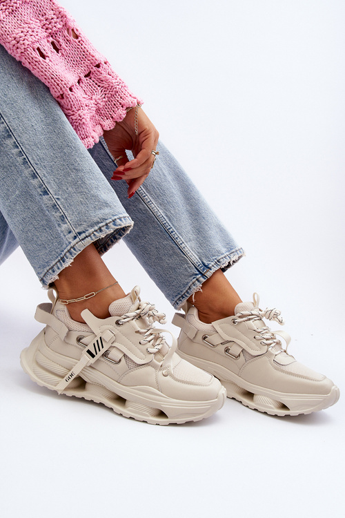 Tenisky Športové topánky Goe jj2n4082 béžová