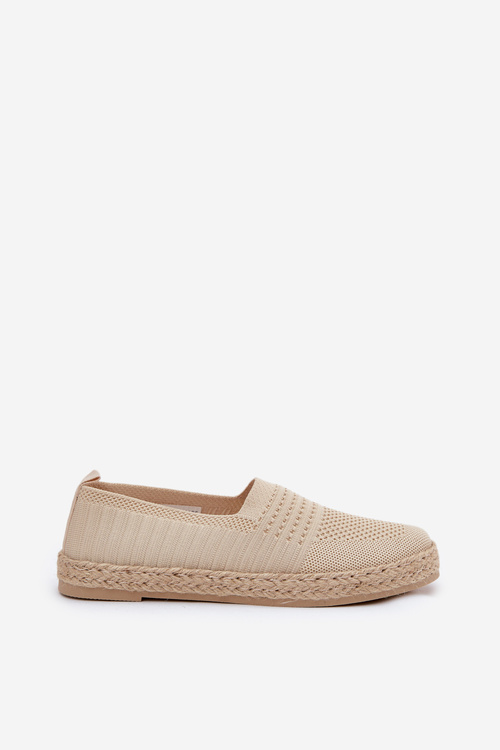 Dámske Espadrilky S Pletením Vinceza 13624 Béžové