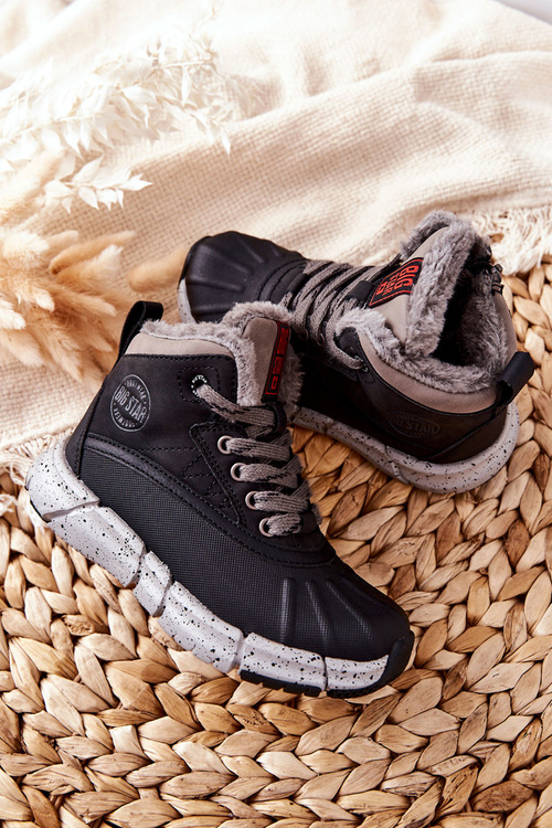 Dětské Oteplovací Boty Big Star II374074 Černé