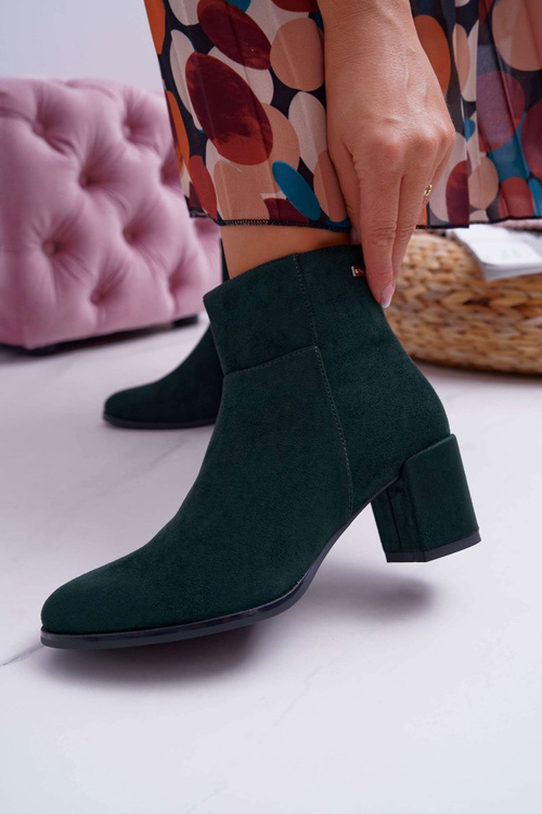 Dámske vysoké podpätky Sergio Leone Green BT522