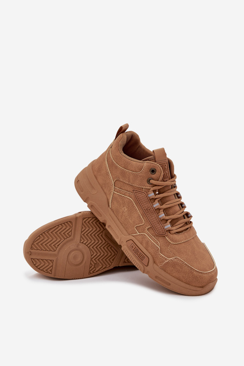 Pánske tenisky Big Star SS174281 HI-POLY SYSTEM Svetlohnedé