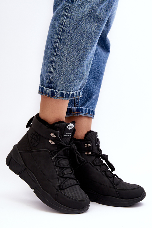 Dámské zateplené boty na platformě Lee Cooper LCJ-23-44-1979L Černé