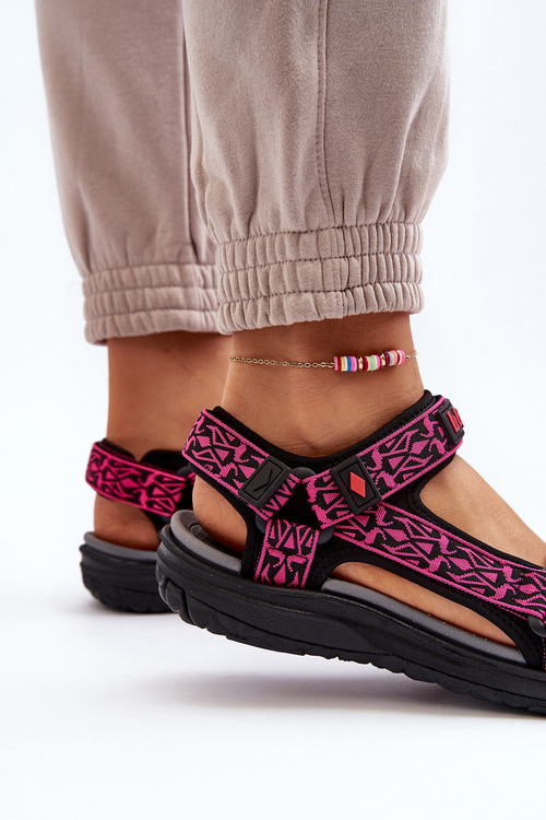 Dámske sandále Lee Cooper LCW-24-34-2608 Fuksia