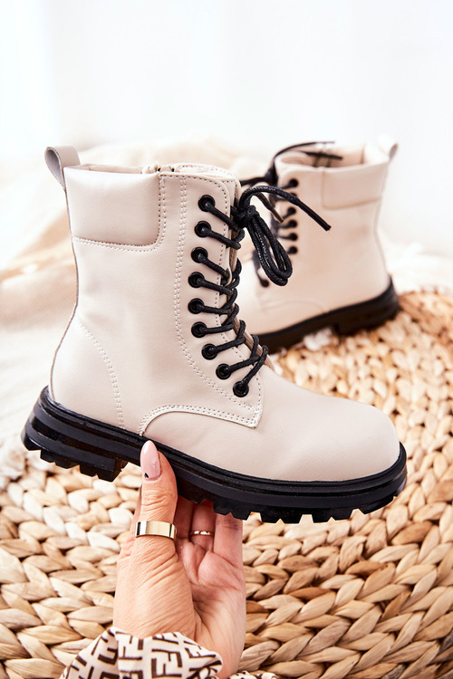 Klasické detské topánky pre béžu Clarika