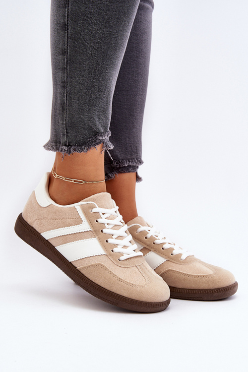 Dámske nízke tenisky Športová obuv Beige Eudiopis