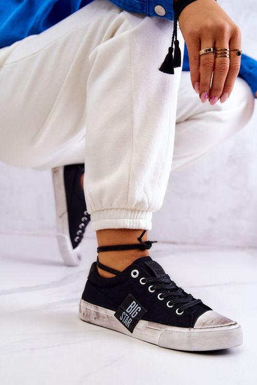 Dámské tenisky BIG STAR JJ274354 černé-Bíle