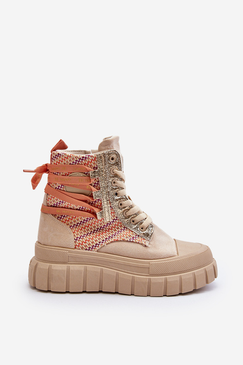 Suene vysoké tenisky, beige eleamia