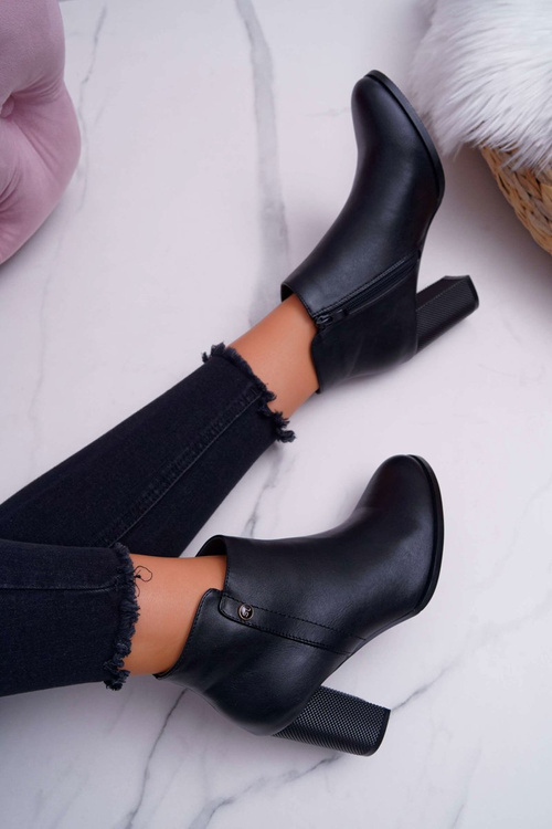 Dámske vysoké podpätky Sergio Leone Black BT518