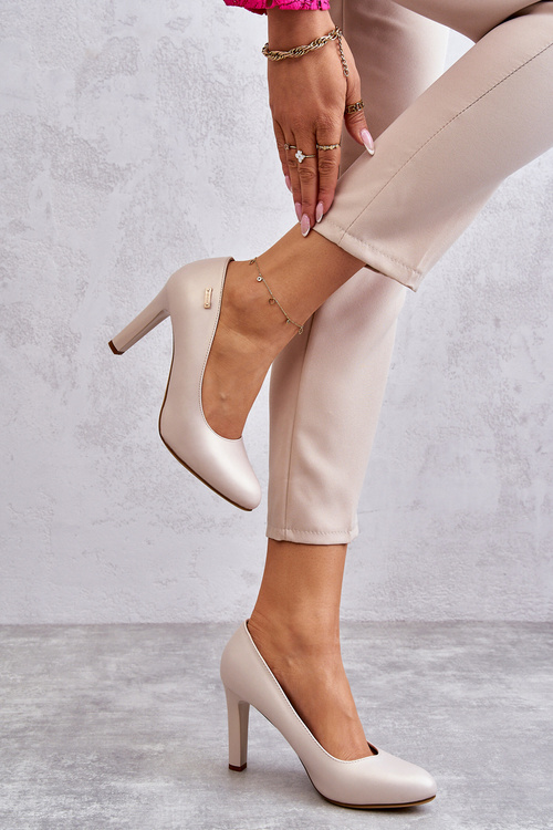 Dámske pumpy na Sergio Leone Sergio Post Campbell Pearl