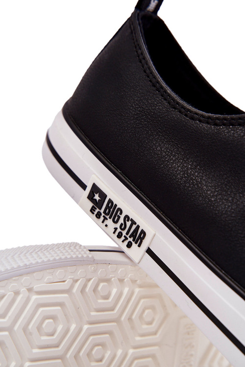 Pánské kožené tenisky Big Star KK174047 Černá