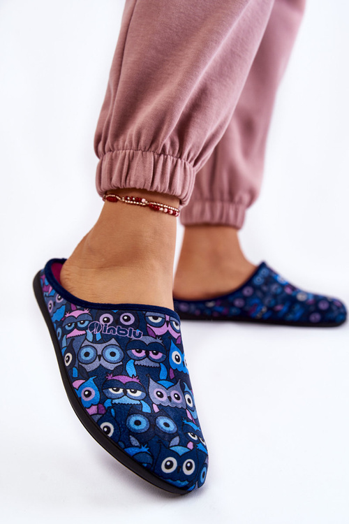 Domáce žabky flip flop v Inblu GF-12-004 Navy Blue