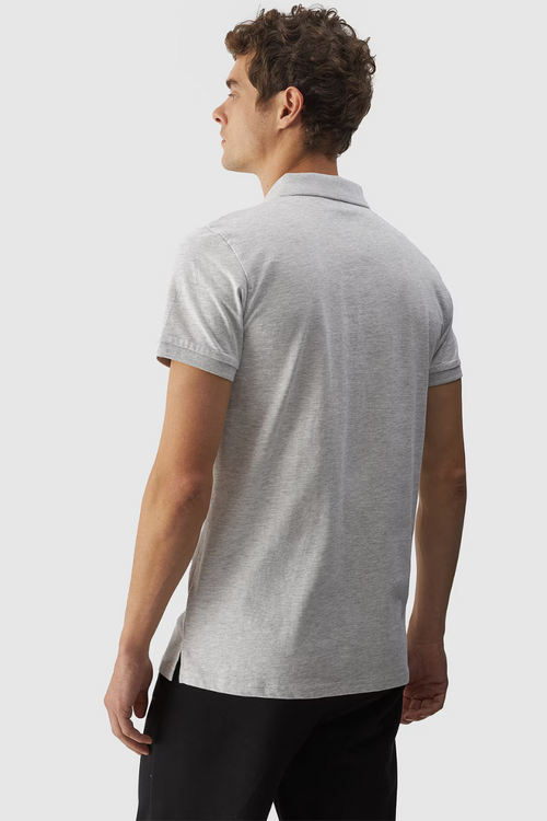 Pánska Polo Tričko Regular S Logom 4F Šedé 4FWMM00TPTSM316-27M