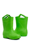 Detské zelené galoshes Odnímateľná vložka stomilky
