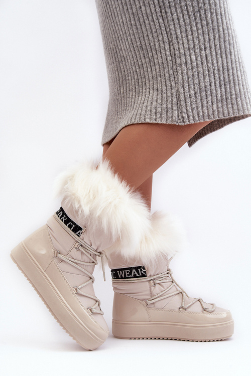 Dámske svetlo -čipky santero -uup Snow topánky