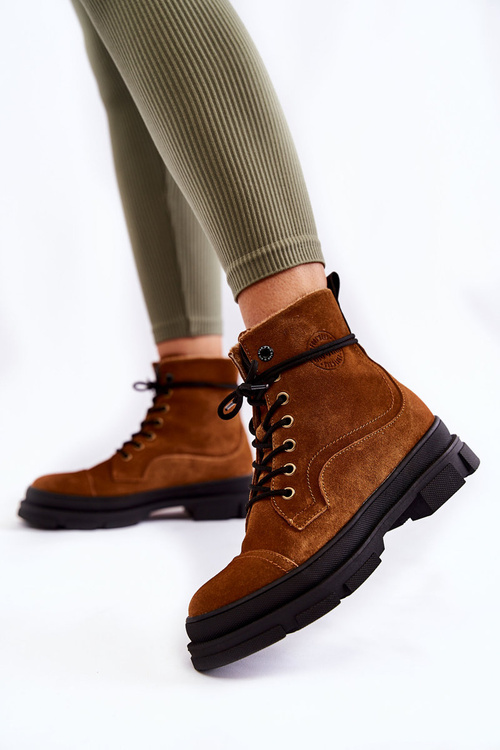 Sumere Izolované topánky veľká hviezda KK274524 Brown