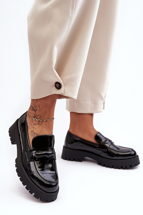 Maľované ploché hlzoly čierne Jannah