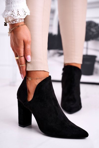 Dámske topánky na stĺpiku Black Vom