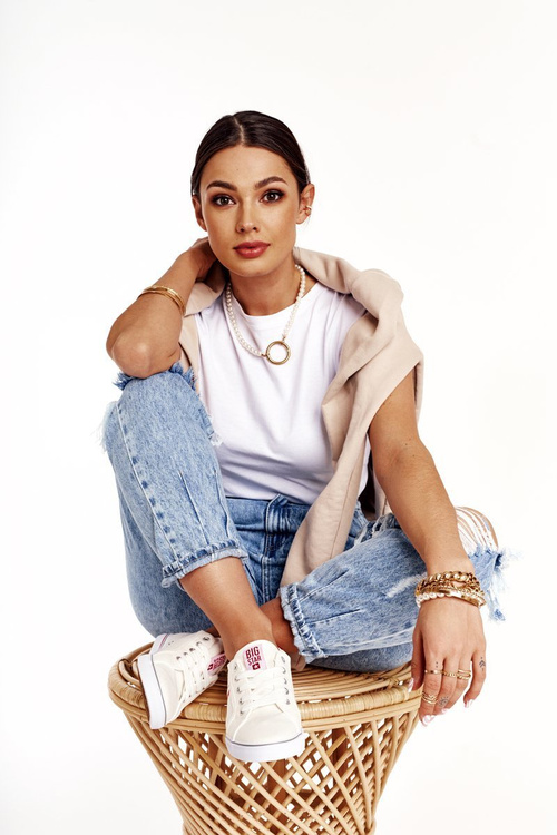 Dámské Tenisky BIG STAR DD274892 Bílá-červená