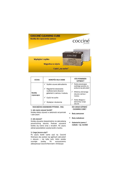 Coccine, Eraser For Suede And Nubuck Cleaning