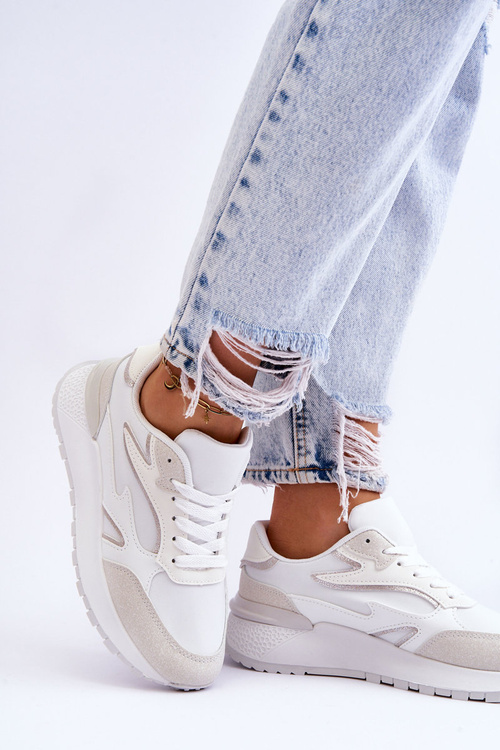 Dámske športové topánky na platforme White Henley