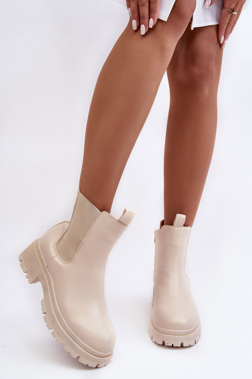 Kožené topánky na zips