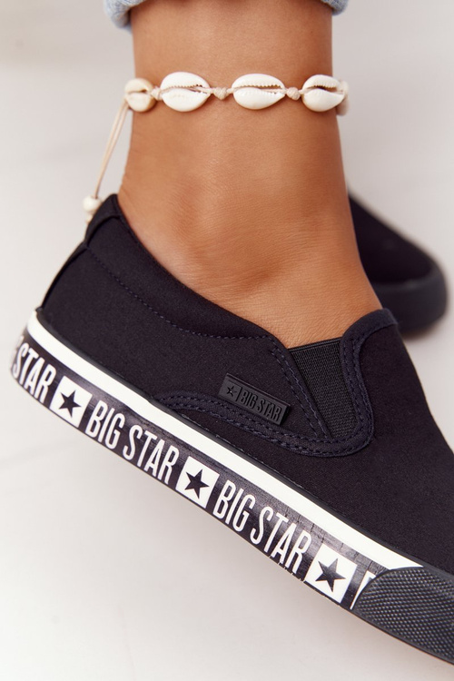 Dámské Tenisky Slip-on Big Star HH274012 Černé