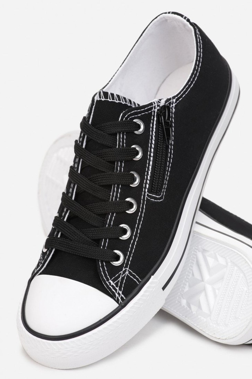 Dámské Tenisky Se Zipem Černé Malani