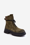 Dámske topánky na silnom tmavo zelenej NARELONA