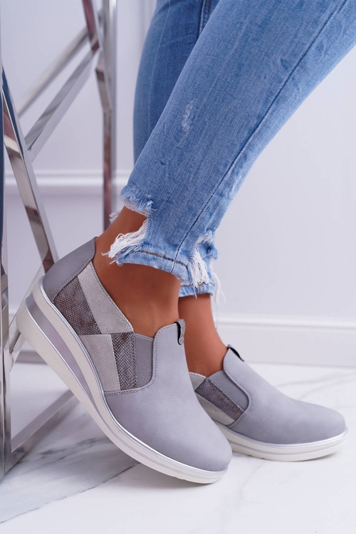 Women's Polobotky Slip On Sergio Leone PB231 Šedé Sparten