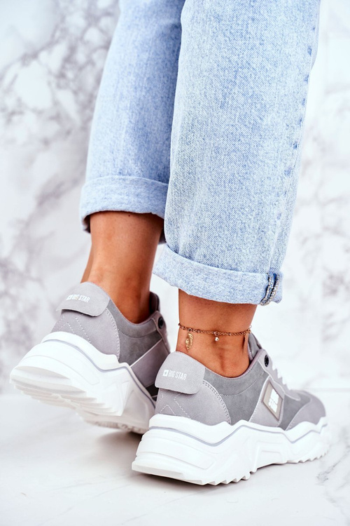 Dámske športové topánky tenisky Big Star GG274211 Gray
