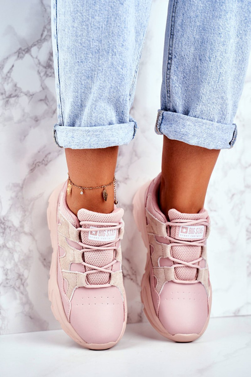 Dámske športové topánky Big Star Pink GG274637