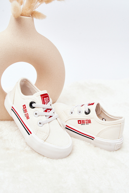 Nazouvací tenisky Big Star JJ374165 Bile