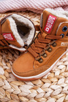 Chlapecká Obuv Tenisky Big Star zateplená Camel EE374085