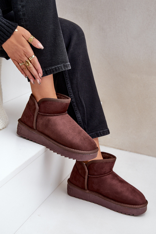 Snehule Na Platforme Dámske D.Franklin DFSH370010 Čokoládové