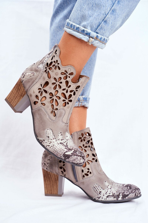 Dámske topánky na Post Maciejka Spring Popielate 04369-13