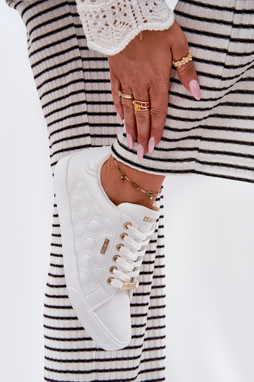 Dámské Tenisky Z Eko Kůže Big Star RR274322 Bílé