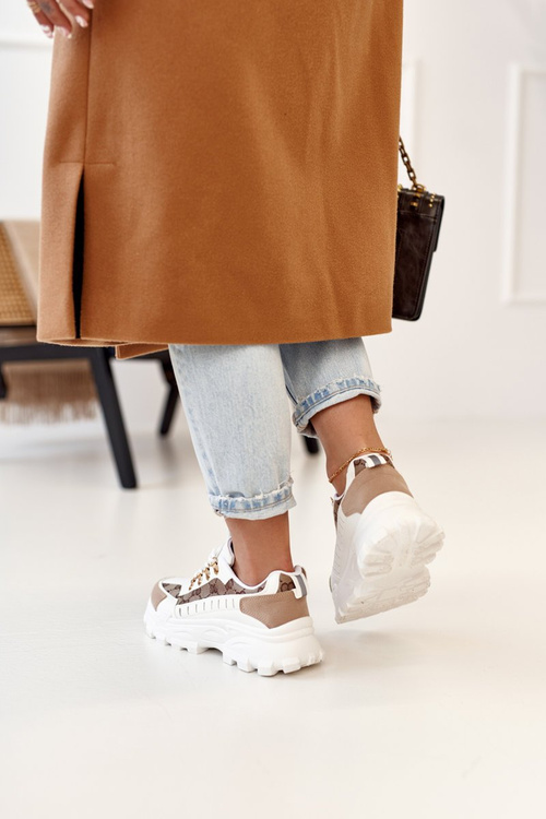 Dámské Sneakersy Na Masivní Podrážce Bílé Daydreamer