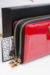 Nobo Large Red Lacquered Wallet