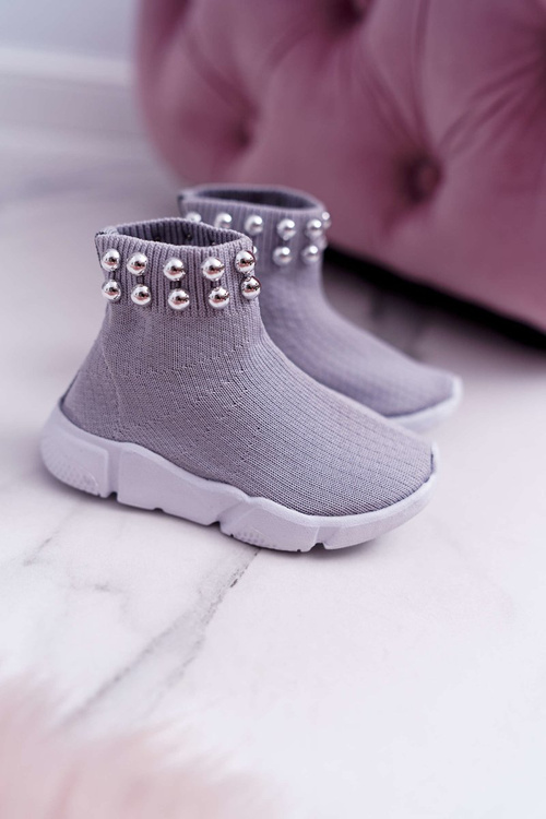 Dětská Obuv Sportovní Slip On Šedé Verone