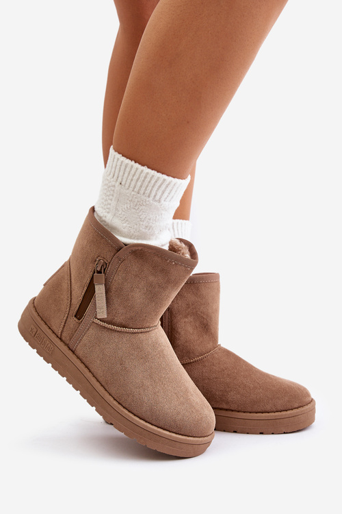 Dámske Snehule Big Star OO274A165 Béžové