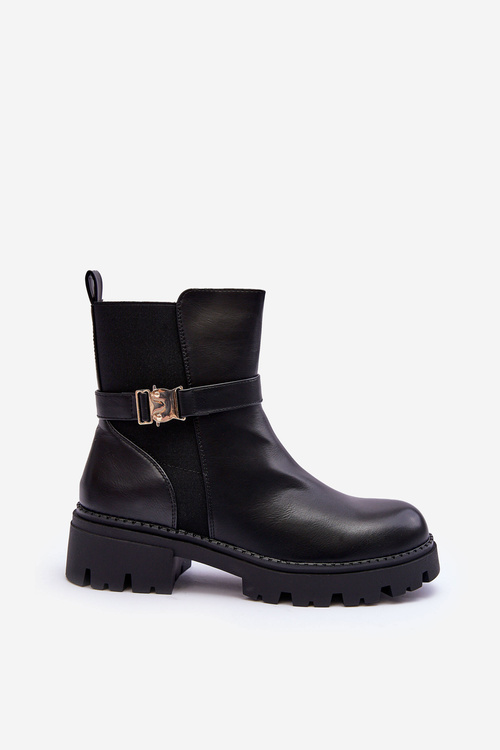 Dámske kožené topánky, dámske čierne elfovia