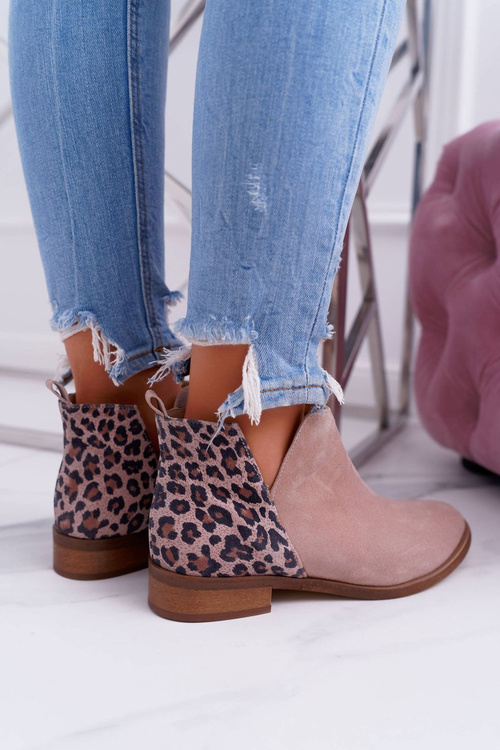 Dámske ploché topánky, jarné kožené béžové šialenstvo