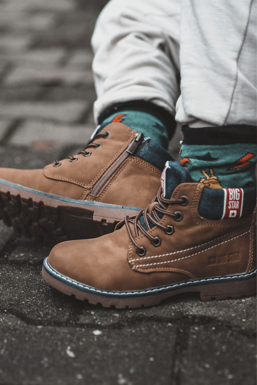 Veľká hviezda KK374130 Detské topánky Camel