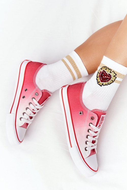 Dámska veľká hviezda HH274130 OMBRE RED REAR