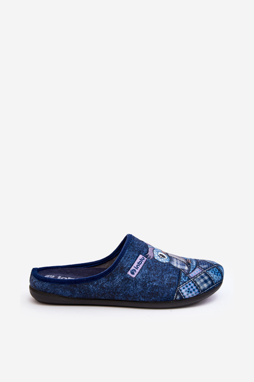Domáce žabky flops inblu gf000018 NAVY BLUE