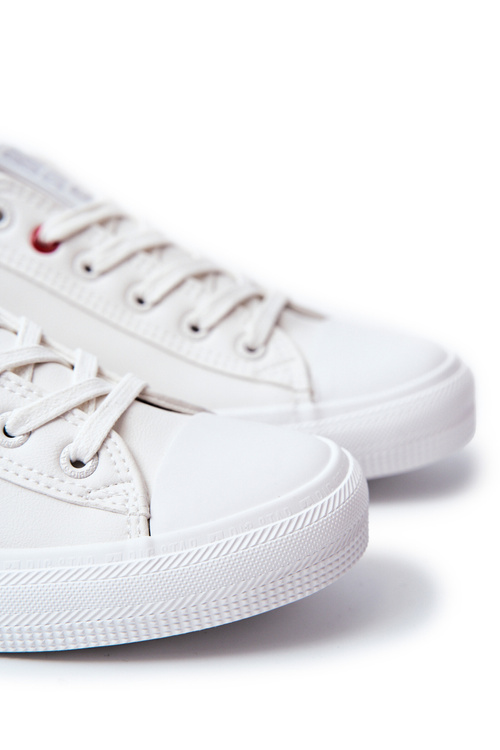 Pánské kůže tenisky BIG STAR JJ174006 Bile