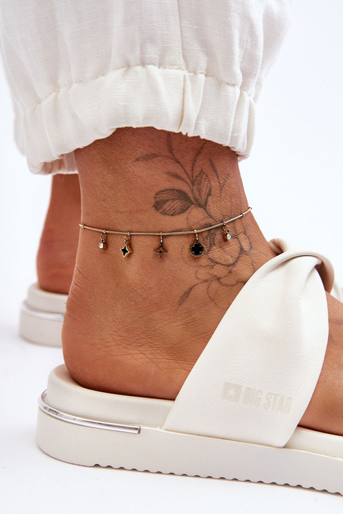 Dámska plochá veľká hviezda LL274A121 biela